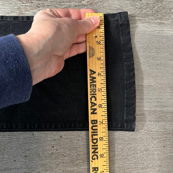 Mother The Hustler Ankle Fray Jeans Not Guilty Black Wash 27 - Picture 13 of 14